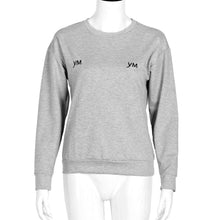 Letter Print Sweatshirt Hoodie For Women Casual Long Sleeve Pullover Top T-Shirt femme camiseta mujer IMY66