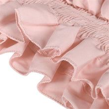 Sexy Women Short Blouses Off The Shoulder Long Sleeve Pink Casual Blouses Shirt Tops Blusas Femininos IMY66