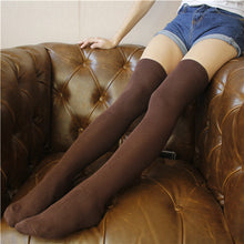 Solid Ladies Over The Knee Thigh High Womens Stretch Girls Cotton Thigh High Stockings For Students IMY66