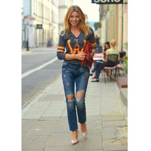 T-Shirt For Women Casual Letter Print Loose Long Sleeve O Neck Cotton Tops tee shirt femme camiseta mujer IMY66