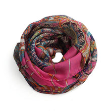 Scarf Luxury Women Girl Chiffon Scarf Wheel Pattern Silk Long Soft Scarf Shawl Scarves IMY66