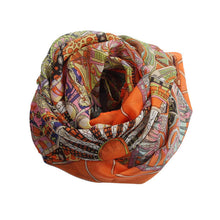 Scarf Luxury Women Girl Chiffon Scarf Wheel Pattern Silk Long Soft Scarf Shawl Scarves IMY66