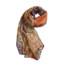 Scarf Luxury Women Girl Chiffon Scarf Wheel Pattern Silk Long Soft Scarf Shawl Scarves IMY66