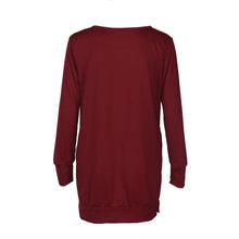 Women Casual Sweater Dress Solid Long Sleeve O Neck Loose Evening Party Mini Dress vestidos femininos IMY66