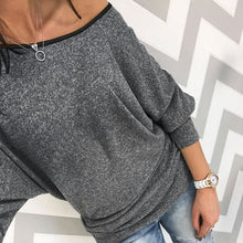 Women Casual T-Shirts Sexy Long Sleeve Tops Lace Bat Sleeve Sweatshirt Tee shirt femme camisetas y tops IMY66