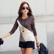 Women Clothing T-Shirt Lady Long Sleeve O Neck Tops Tee Tees Shirt femme Plus Size camiseta feminina IMY66