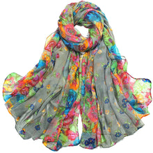 Women Long Print Cotton Scarf Wrap Ladies Shawl Large Silk Scarves Scarf Cover Ups Large Size 180*100cm IMY66