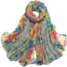 Women Long Print Cotton Scarf Wrap Ladies Shawl Large Silk Scarves Scarf Cover Ups Large Size 180*100cm IMY66