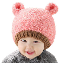 Baby Hats Warm Cotton Knitted Kidsborn Caps Infant Cartoon Hats lovely mouse Boys Girls Caps Beanie Hats IMY66