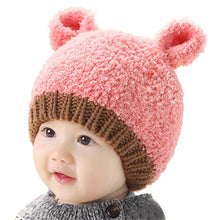 Baby Hats Warm Cotton Knitted Kidsborn Caps Infant Cartoon Hats lovely mouse Boys Girls Caps Beanie Hats IMY66