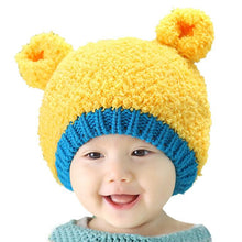 Baby Hats Warm Cotton Knitted Kidsborn Caps Infant Cartoon Hats lovely mouse Boys Girls Caps Beanie Hats IMY66
