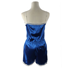Blue Color Women Sexy Clubwear V Neck Patchwork Playsuit Bodycon Party Jumpsuit&Romper IMY66