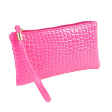 Colorful Women Crocodile Faux Leather Bag Clutch Zip Handbag Bag Coin Purse Small Bag Wallet Handbag Bag IMY66