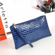 Colorful Women Crocodile Faux Leather Bag Clutch Zip Handbag Bag Coin Purse Small Bag Wallet Handbag Bag IMY66