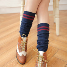 Designer Women Girl Striped Over The Knee Socks Thigh High Socks Stockings Pantyhose Student IMY66