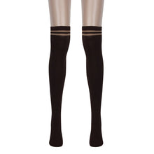 Designer Women Girl Striped Over The Knee Socks Thigh High Socks Stockings Pantyhose Student IMY66