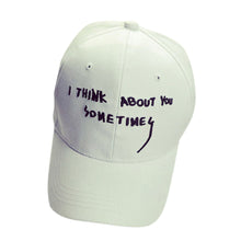 Cap Women Men Cotton Caps Women Letter Solid Adult baseball Cap Black White Hat Snapback Women Cap IMY66