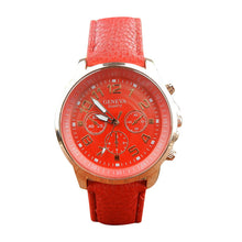 Casual Dress Watch For Women PU Leather Band Analog Quartz Vogue WristWatch Watches Relogios feminino Clock IMY66