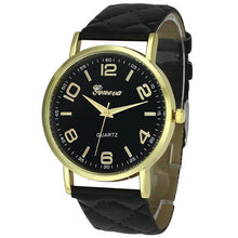 Casual Dress Watch Women Geneva Ladies Faux Leather Quartz Wrist Watches relogio feminino IMY66