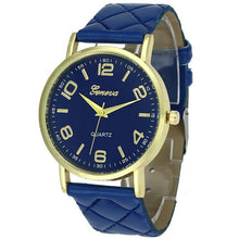 Casual Dress Watch Women Geneva Ladies Faux Leather Quartz Wrist Watches relogio feminino IMY66