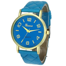 Casual Dress Watch Women Geneva Ladies Faux Leather Quartz Wrist Watches relogio feminino IMY66
