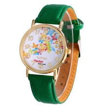 Casual Dress Watches Women Butterfly Print PU Leather Band Quartz Wrist Watch montre femme relogio feminino IMY66