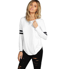 Casual T-Shirts For Women Loose Long Sleeve Round Neck Tee shirts Women Clothing femme camisetas y tops IMY66