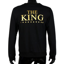 Couple Lover T-Shirts HIS Queen Letter Print Tops Long Sleeve Tee Shirts femme Sweater Blusas Femininas IMY66