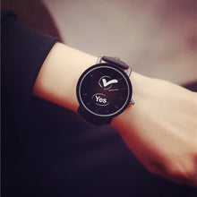 Couple Lovers Watches Women Men PU Leather Stainless Steel Man Quartz Wrist Watch relogios masculino feminino IMY66