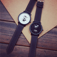 Couple Lovers Watches Women Men PU Leather Stainless Steel Man Quartz Wrist Watch relogios masculino feminino IMY66