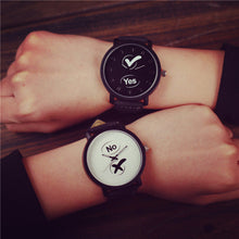 Couple Lovers Watches Women Men PU Leather Stainless Steel Man Quartz Wrist Watch relogios masculino feminino IMY66