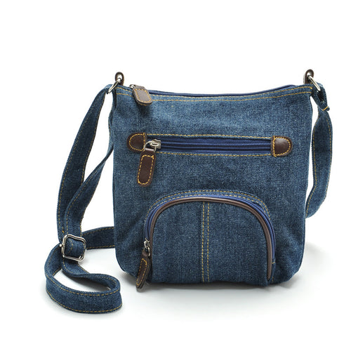 Cowboy Women Bag Blue Denim Satchel Shoulder Handbag Messenger Bag Crossbody Bags Female bolsas feminina IMY66