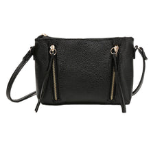 Crossbody Bag For Women Ladies PU Leather Double Zipper Handbag Messenger Hobo Shoulder Tote Bag Bolsas feminina IMY66