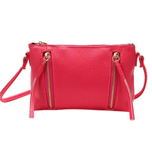 Crossbody Bag For Women Ladies PU Leather Double Zipper Handbag Messenger Hobo Shoulder Tote Bag Bolsas feminina IMY66