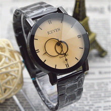 Couple Lovers Watches Women Men Full Stainless Steel Band Round Dial Quartz Wrist Watch relogios feminino IMY66