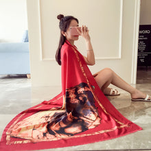 From India Women Lady Painted Soft Long Wraps Shawl Scarves Scarf Scarf IMY66