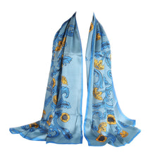 Women Flower Print Note Long Scarf Wrap Ladies Shawl Girls Large Scarves Feature Scarf Scarves IMY66