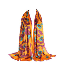 Women Flower Print Note Long Scarf Wrap Ladies Shawl Girls Large Scarves Feature Scarf Scarves IMY66