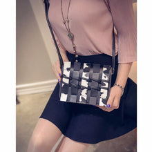 Designer Women Fences Faux Leather Messenger Crossbody Shoulder Bag Satchel Handbag Small Bag bolsa feminina IMY66