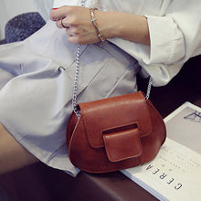 Designer Women PU Leather Chain Handbag Cross Body Shoulder Messenger Bag Casual Bag For Women Bolsa Feminina IMY66