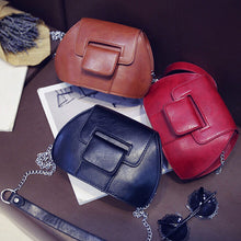 Designer Women PU Leather Chain Handbag Cross Body Shoulder Messenger Bag Casual Bag For Women Bolsa Feminina IMY66