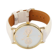 Dress Watches For Women Men Bicycle Pattern PU Leather Band Quartz Wrist Watch relogio masculino montre femme IMY66