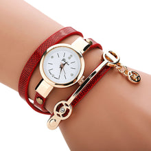 Dress Watches Women Casual PU Leather Bracelet Watch Wristwatch relogio feminino women watches Clock Sale IMY66