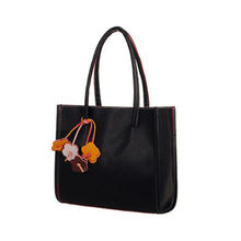 Elegant Women Handbag Ladies PU Leather Shoulder Hand Bag Candy Color Flowers Women Tote bolsa feminina IMY66