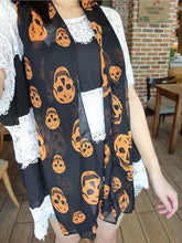 Elegant Womens Silk Scarves Chiffon Skull Print Scarf Shawl for Women lencos e echarpes femininos IMY66