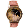 Fantastic Casual Dress Watches Clock Wolf Head Pattern Retro Faux Cowboy Leather Band Analog Quartz WristWatch IMY66