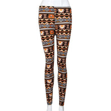 Floral Printed High Waist Leggings For Women Lady Casual Elasticity Skinny Tribal Stretchy Pants Leggings IMY66