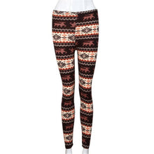 Floral Printed High Waist Leggings For Women Lady Casual Elasticity Skinny Tribal Stretchy Pants Leggings IMY66