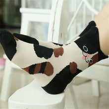 Funny Socks Unique Women Girls Cartoon Cute Animal Cat Cotton Warm Socks Cotton calcetines meias Leg Warmers IMY66