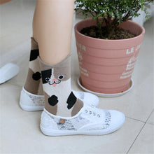Funny Socks Unique Women Girls Cartoon Cute Animal Cat Cotton Warm Socks Cotton calcetines meias Leg Warmers IMY66